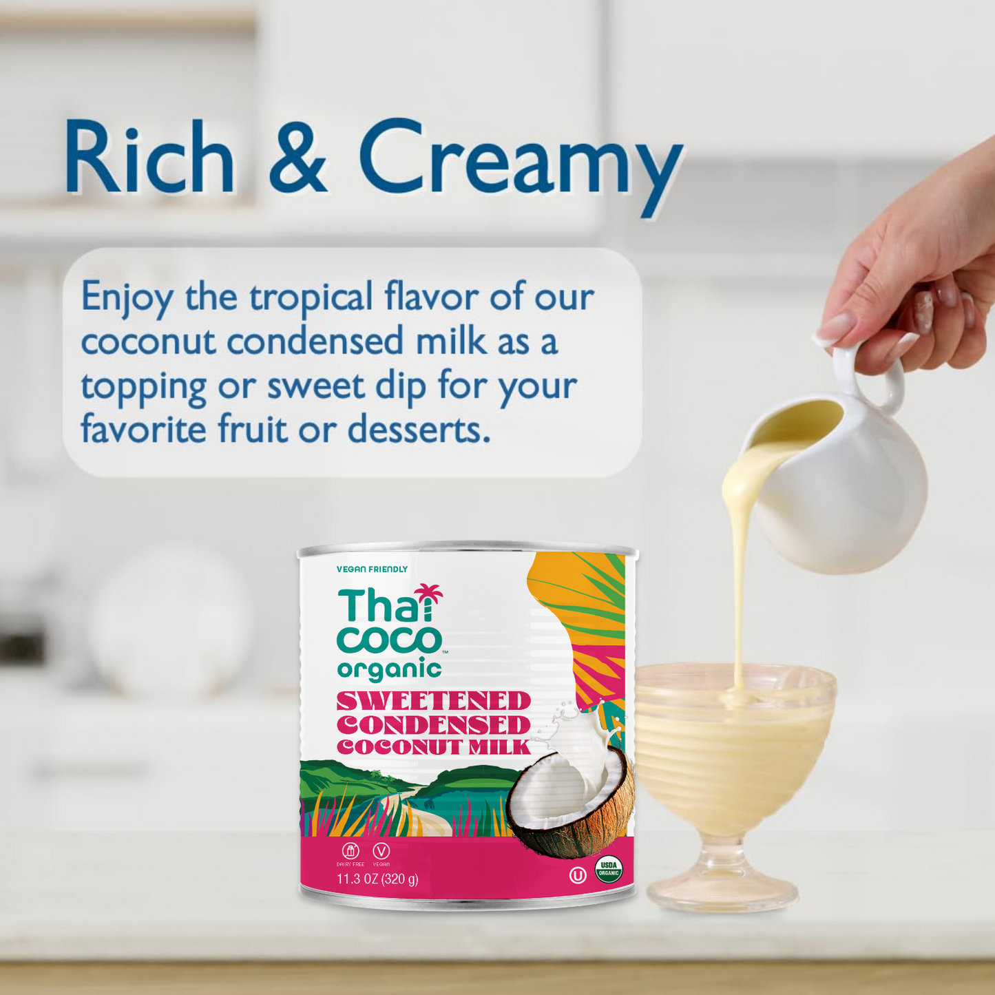 Organic Sweetened Condensed Coconut Milk - 11.3 oz (Pack of 6)