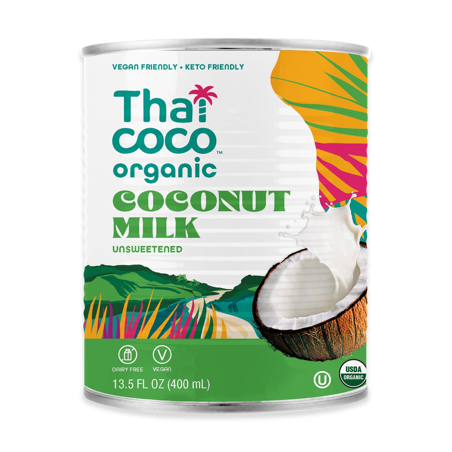 Organic Coconut Milk Canned - 14 fl. oz (Pack of 6)