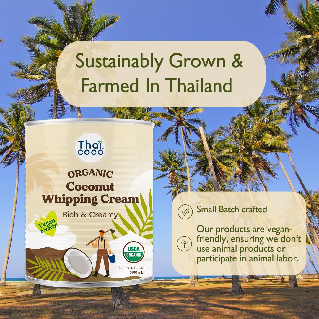 Organic Coconut Whipping Cream - 13.5 oz (Pack of 6)