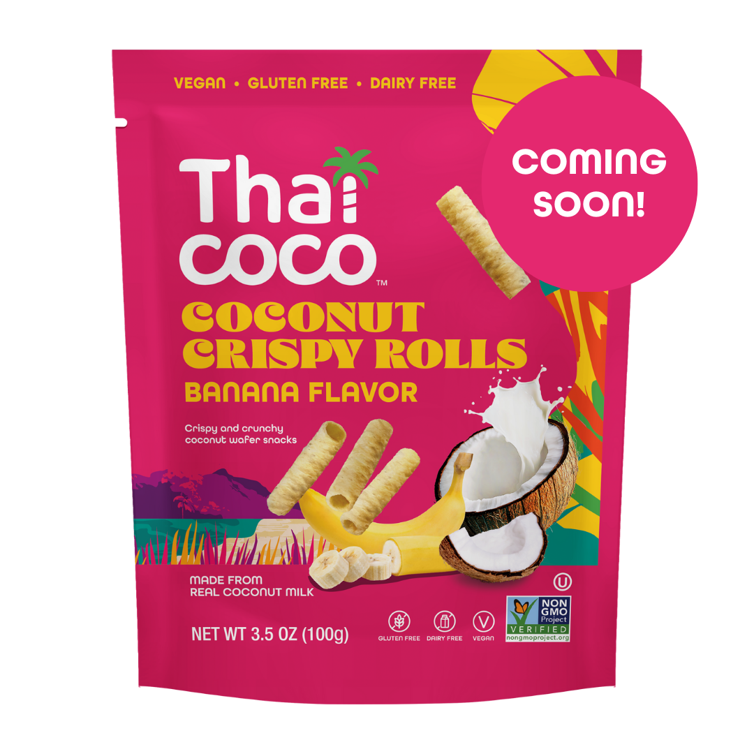 Banana Coconut Crispy Rolls - 3.5 oz (Pack of 12)