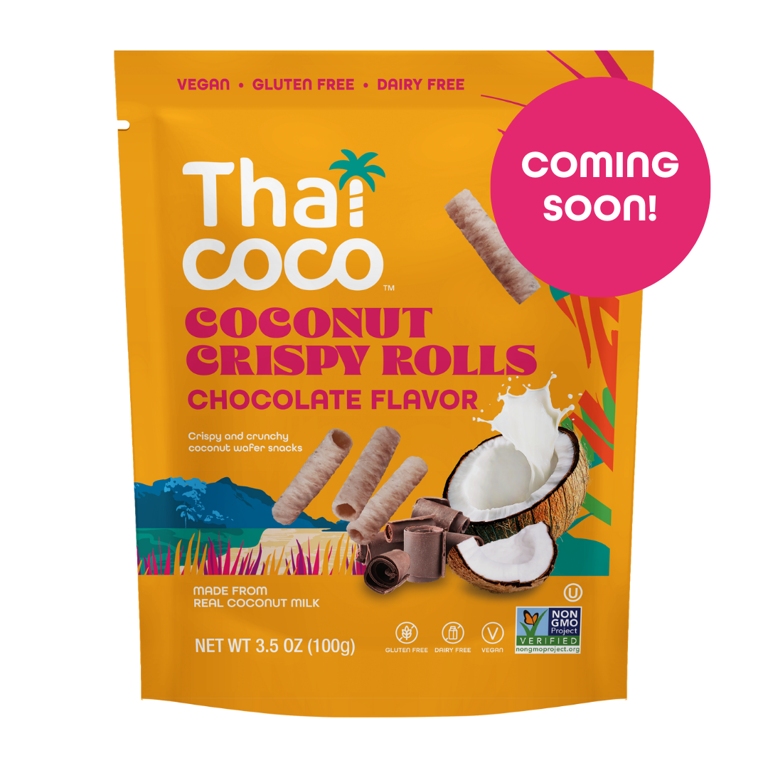 Chocolate Coconut Crispy Rolls - 3.5 oz (Pack of 12)