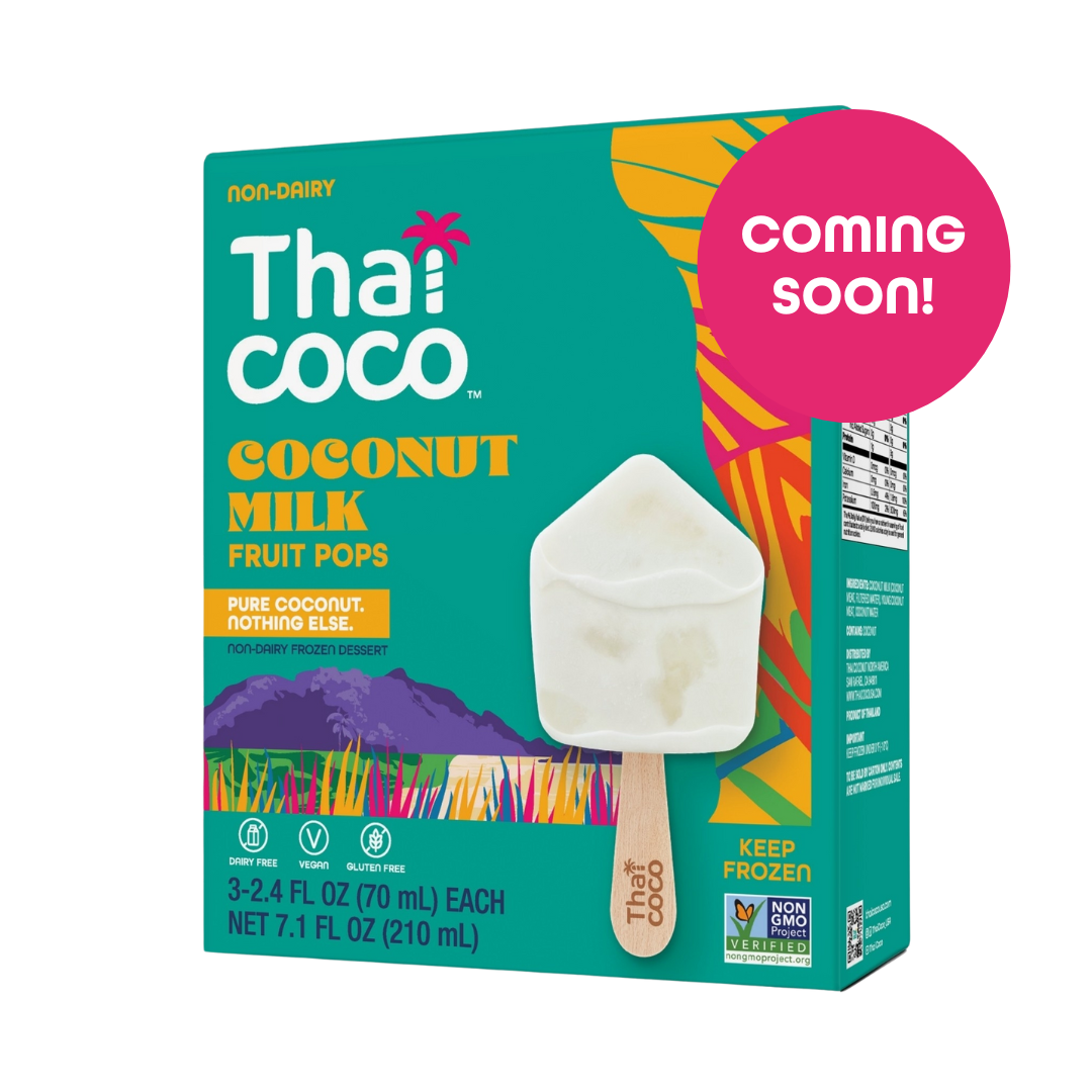 Coconut Milk Fruit Pops - 3 Pops per Box (Pack of 6 Boxes)