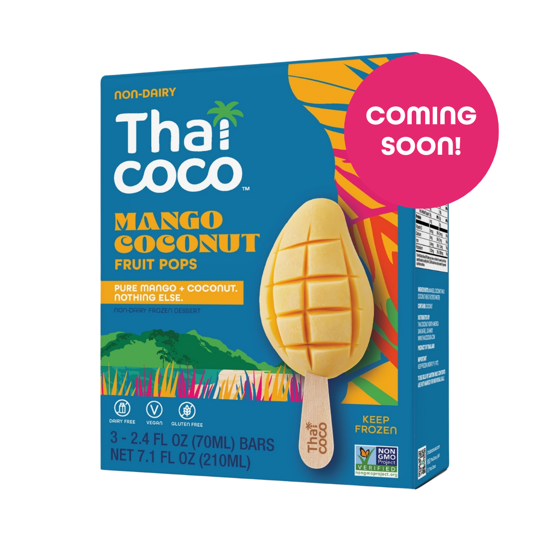Mango Coconut Fruit Pops - 3 Pops per Box (Pack of 6 Boxes)