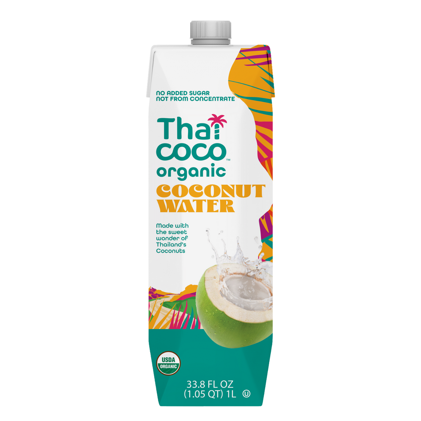 Organic Coconut Water - No Added Sugar - 33.8 fl. oz