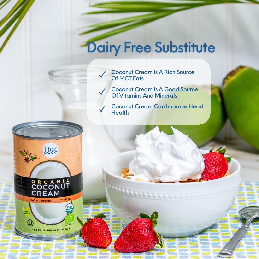 Organic Coconut Cream Unsweetened - 13.5 fl. oz (Pack of 6)