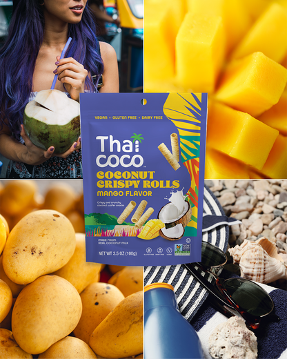 Mango Coconut Crispy Rolls