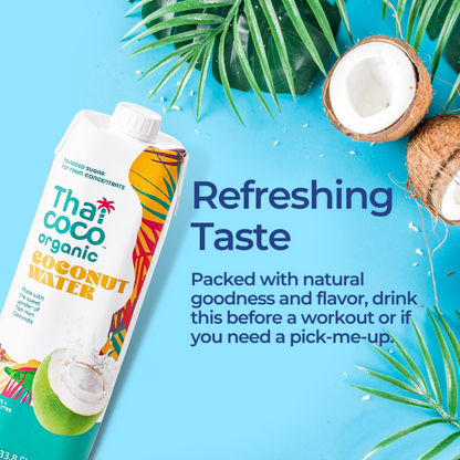 Organic Coconut Water - No Added Sugar - 33.8 fl. oz