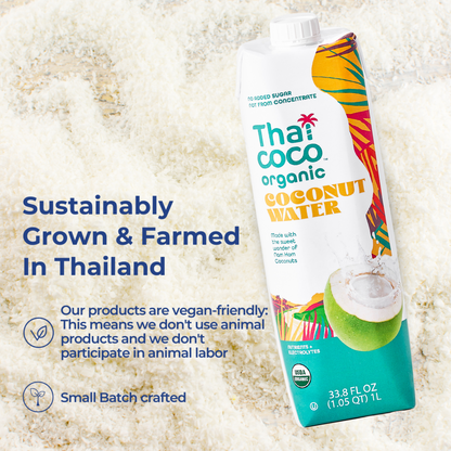 Organic Coconut Water - No Added Sugar - 33.8 fl. oz