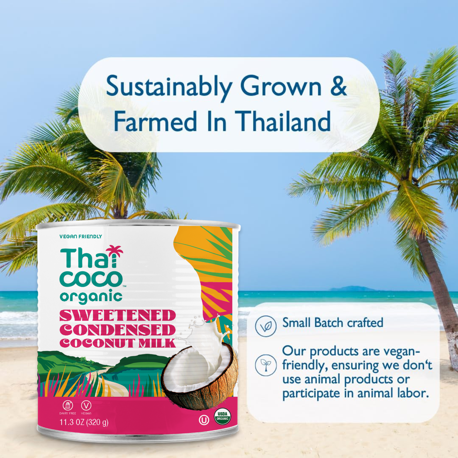 Organic Sweetened Condensed Coconut Milk - 11.3 oz (Pack of 6)