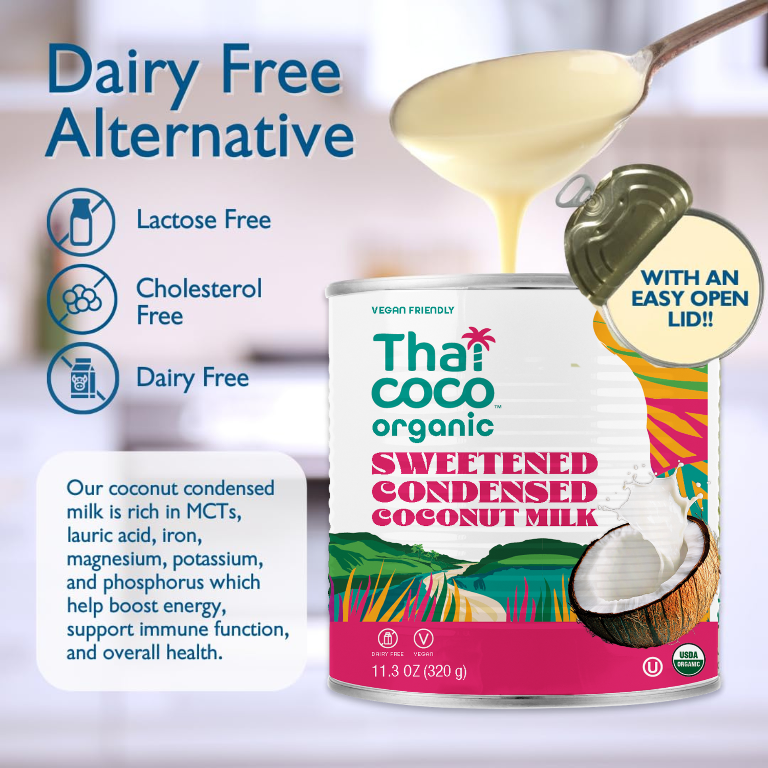 Organic Sweetened Condensed Coconut Milk - 11.3 oz (Pack of 6)