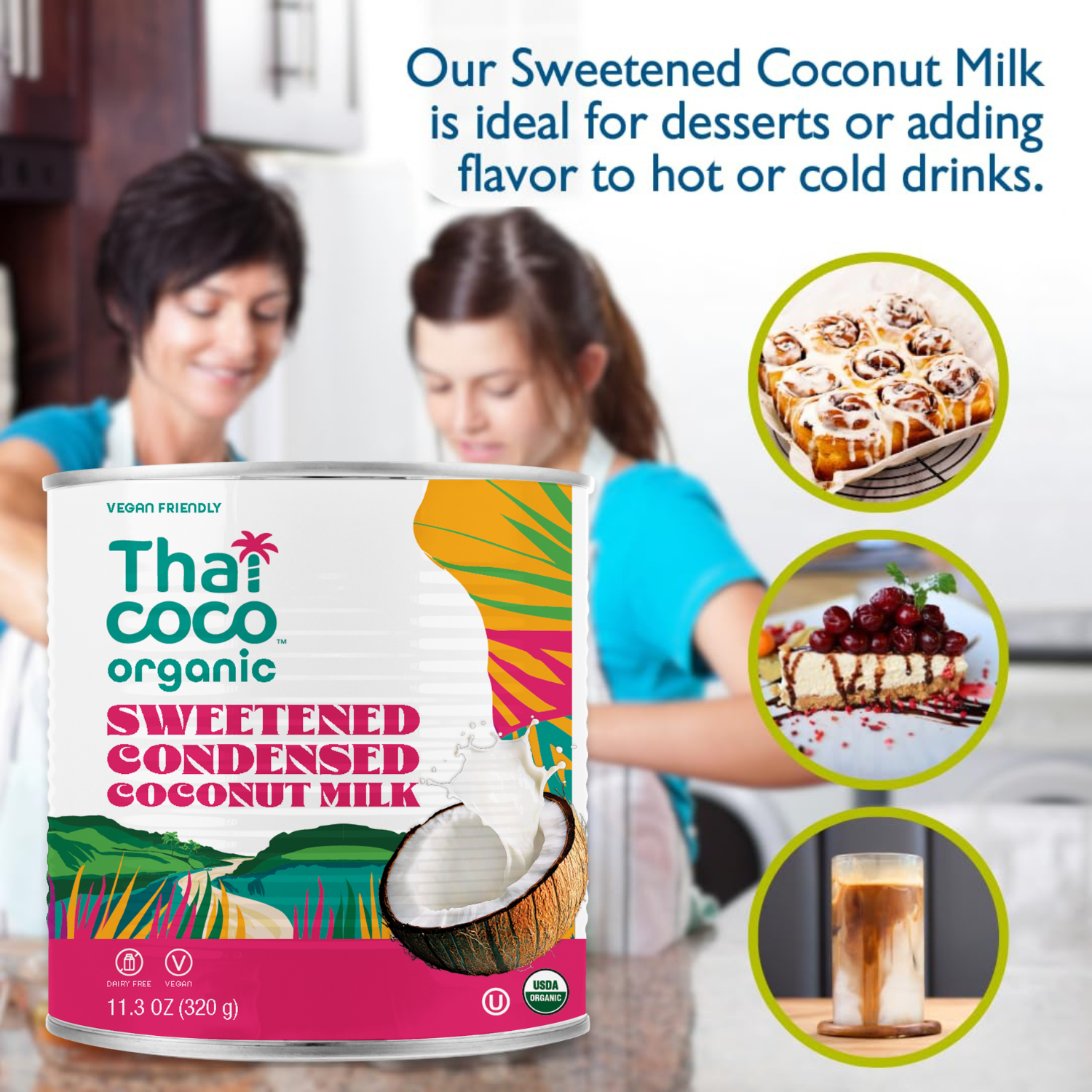 Organic Sweetened Condensed Coconut Milk - 11.3 oz (Pack of 6)