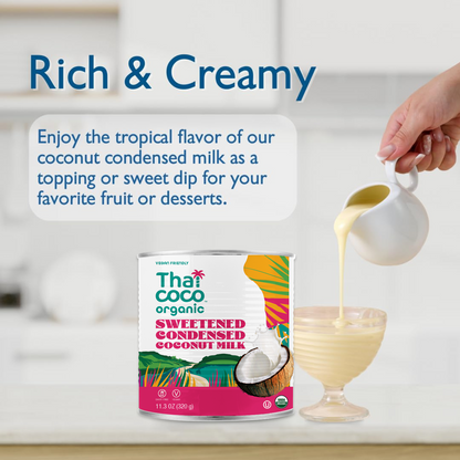 Organic Sweetened Condensed Coconut Milk - 11.3 oz (Pack of 6)
