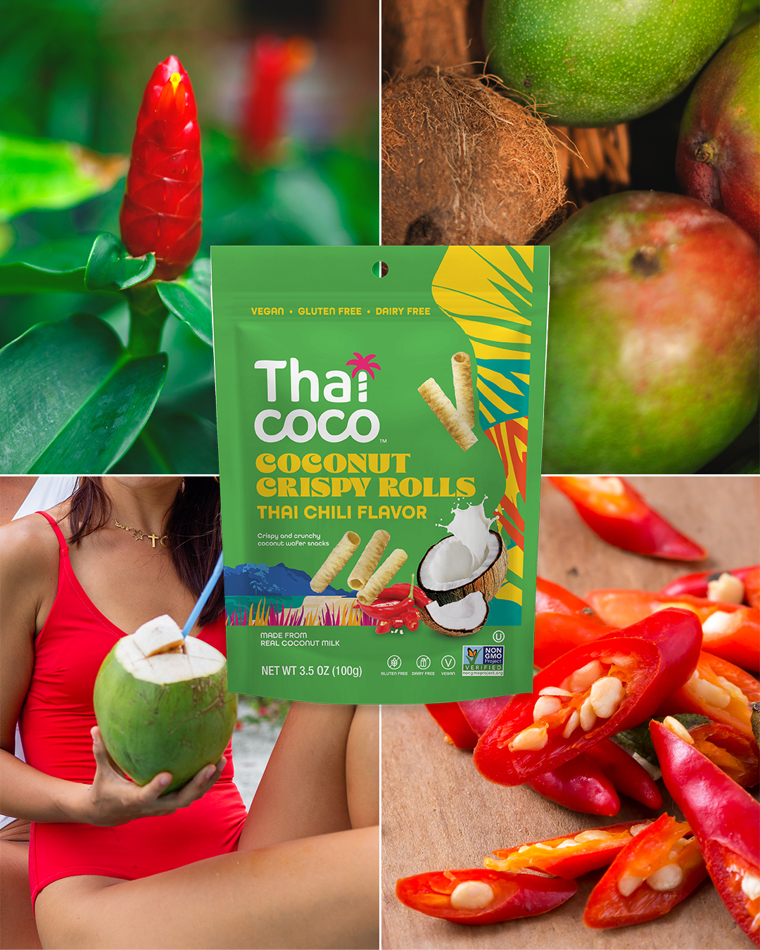 Thai Chili Coconut Crispy Rolls