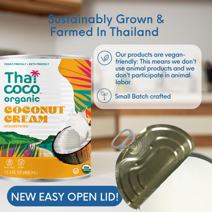 Organic Coconut Cream Unsweetened - 13.5 fl. oz (Pack of 6)