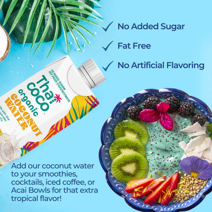 Agua de Coco Orgánica - Paquete 6x
