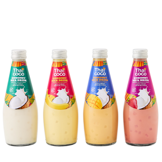 Coconut Milk Drink with Nata De Coco - 9.8 fl. oz. Bottles
