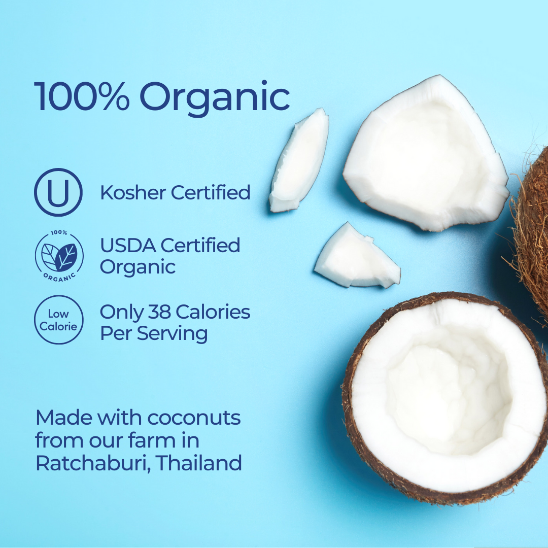 Organic Coconut Water - No Added Sugar - 33.8 fl. oz