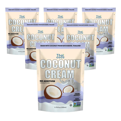 Coconut Cream Pouches - 6.76 fl. oz (Pack of 6)