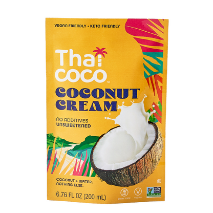 Bolsas de crema de coco - Paquete de 6x
