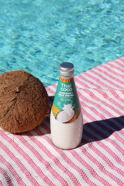 Coconut Milk Drink with Nata De Coco