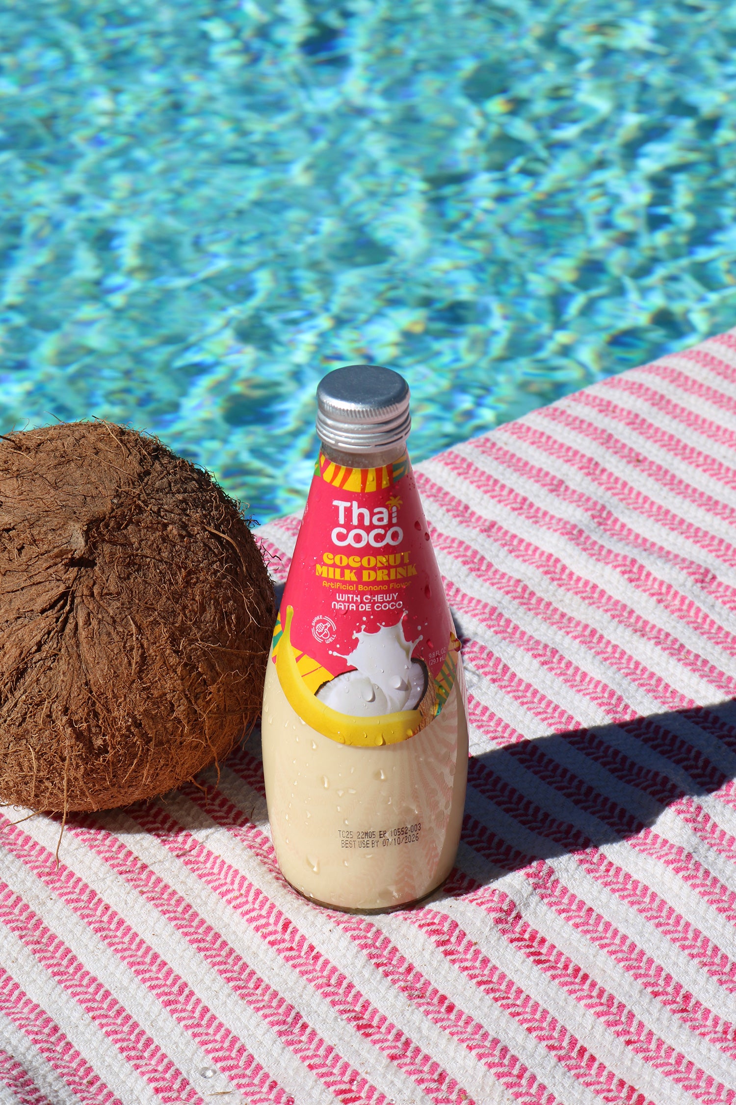 Coconut Milk Drink with Nata De Coco