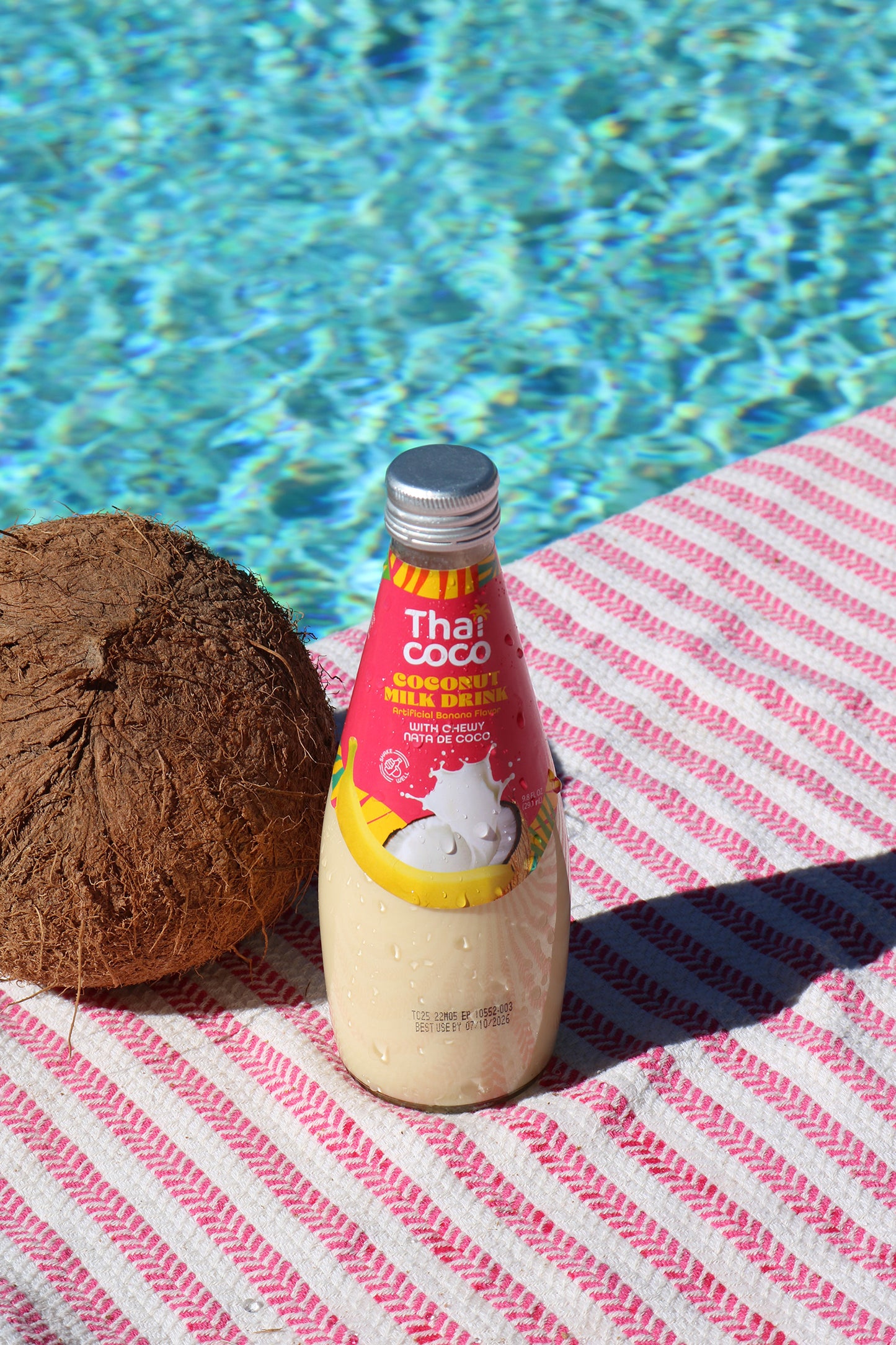 Coconut Milk Drink with Nata De Coco