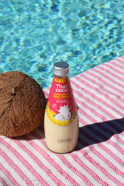 Coconut Milk Drink with Nata De Coco
