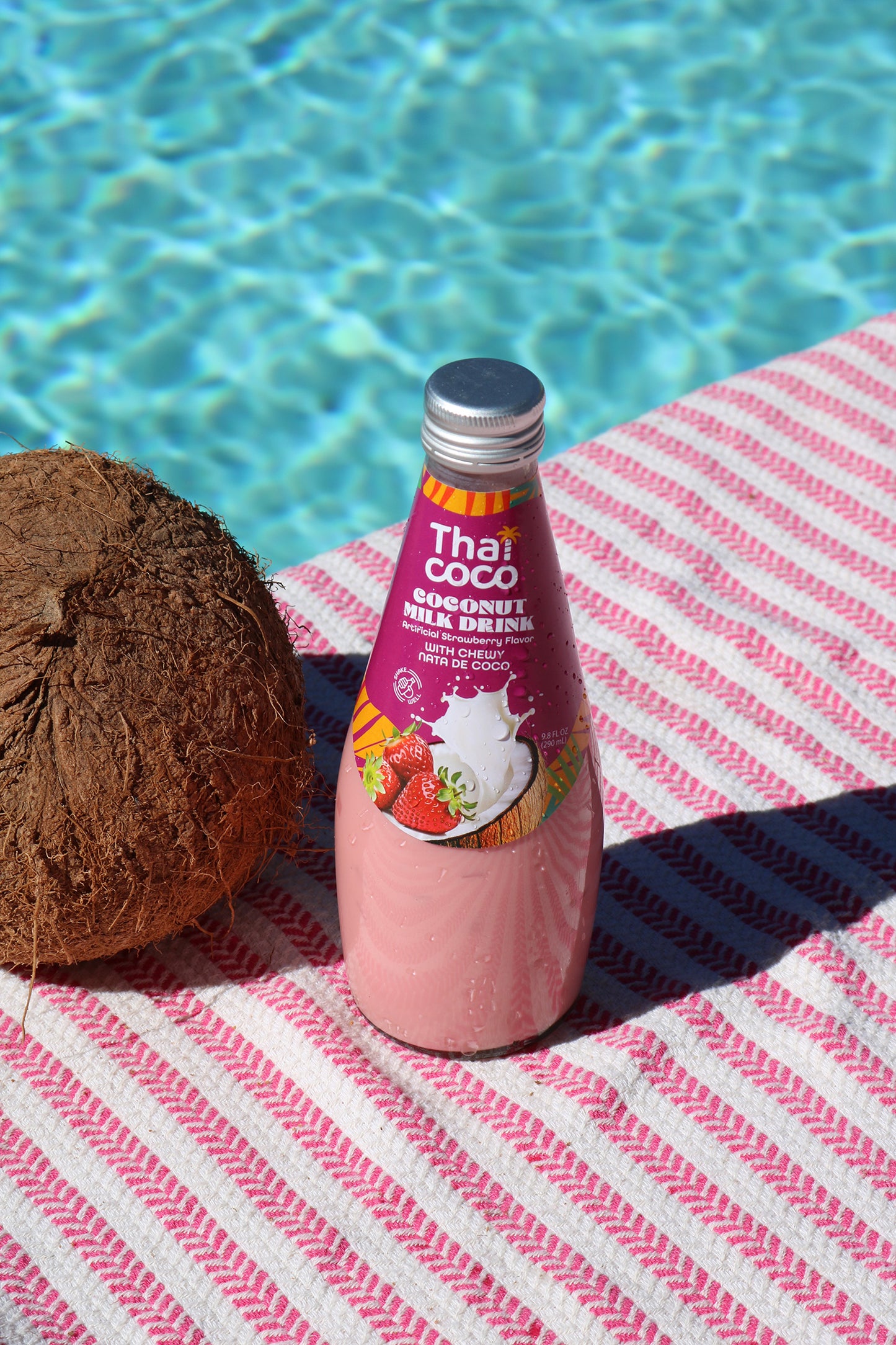 Coconut Milk Drink with Nata De Coco