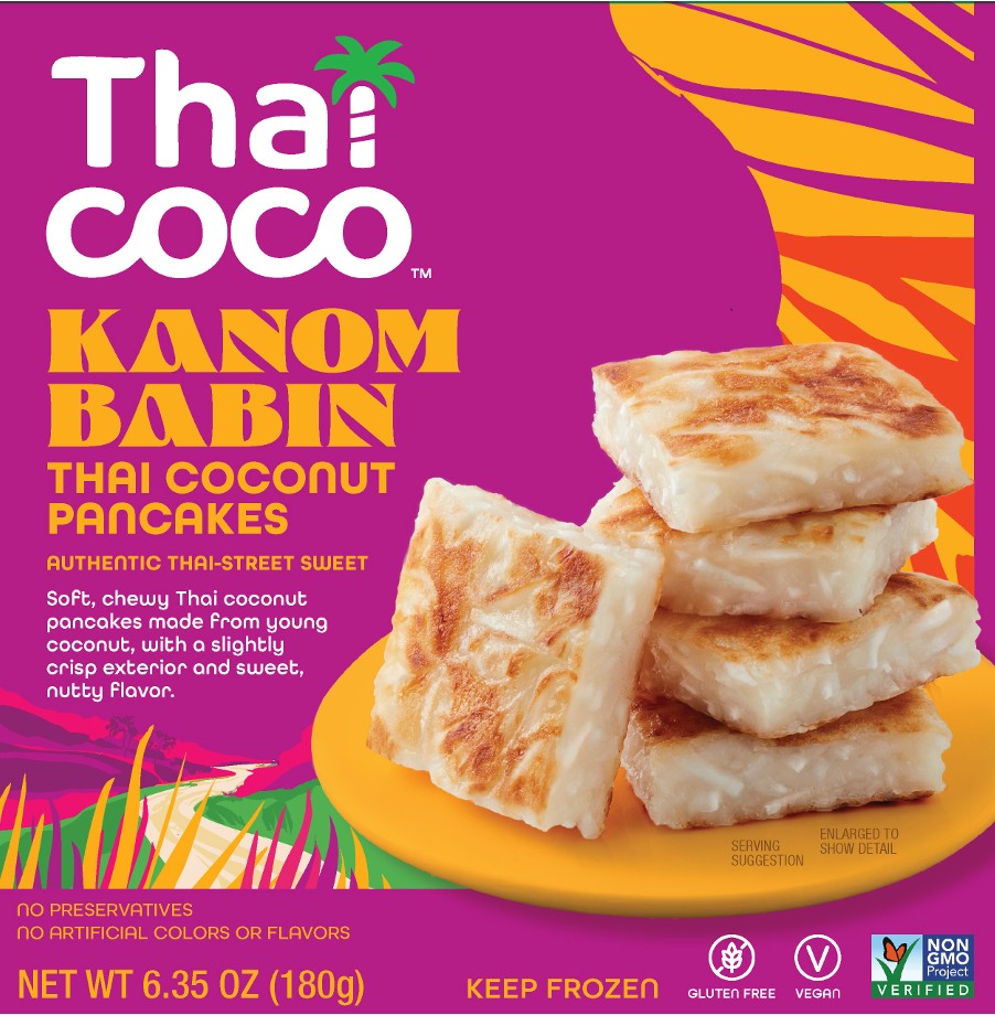 Kanom Babin Thai Coconut Pancakes - 6.35 oz. (Pack of 5)