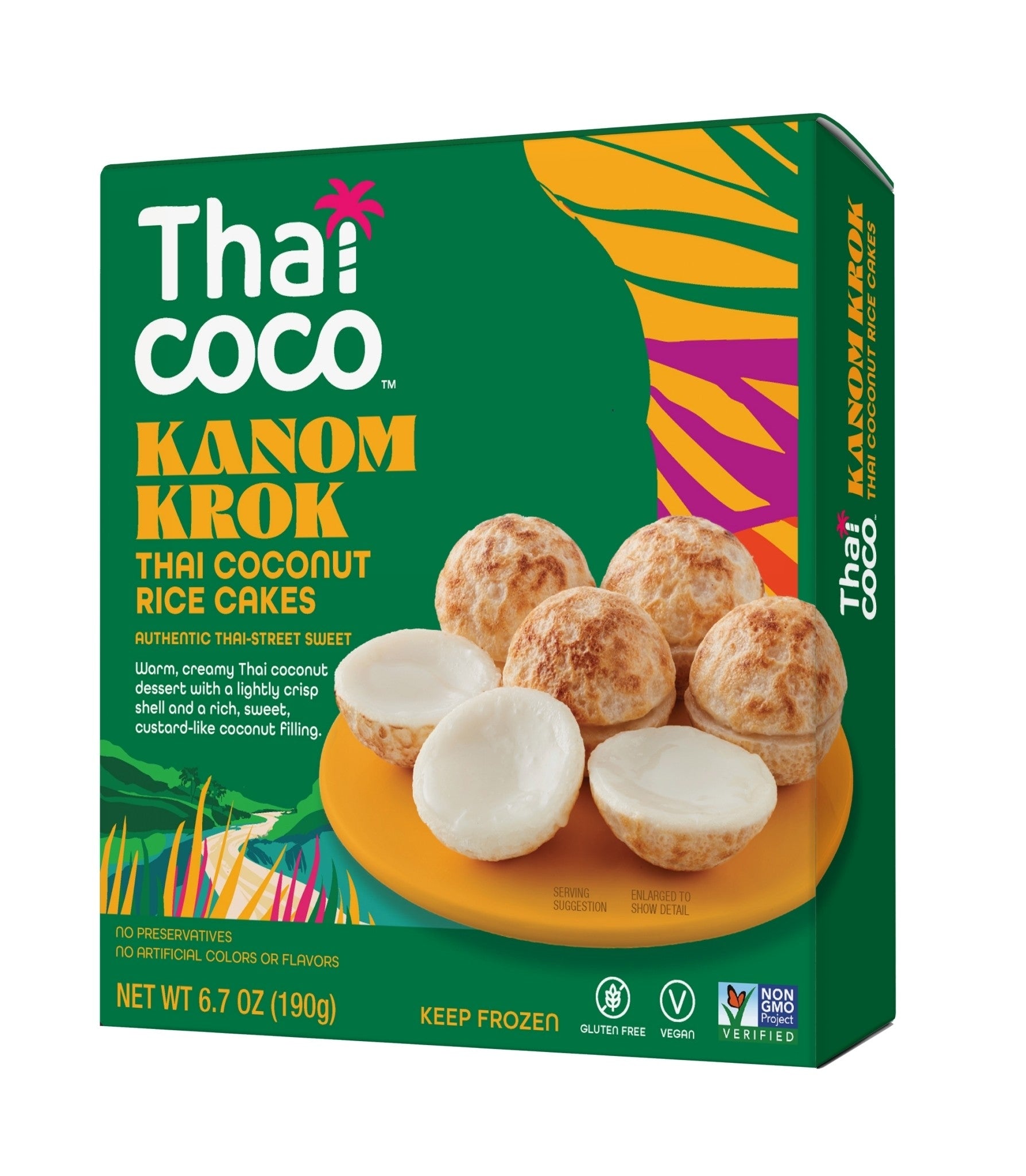Kanom Krok Thai Coconut Rice Cakes