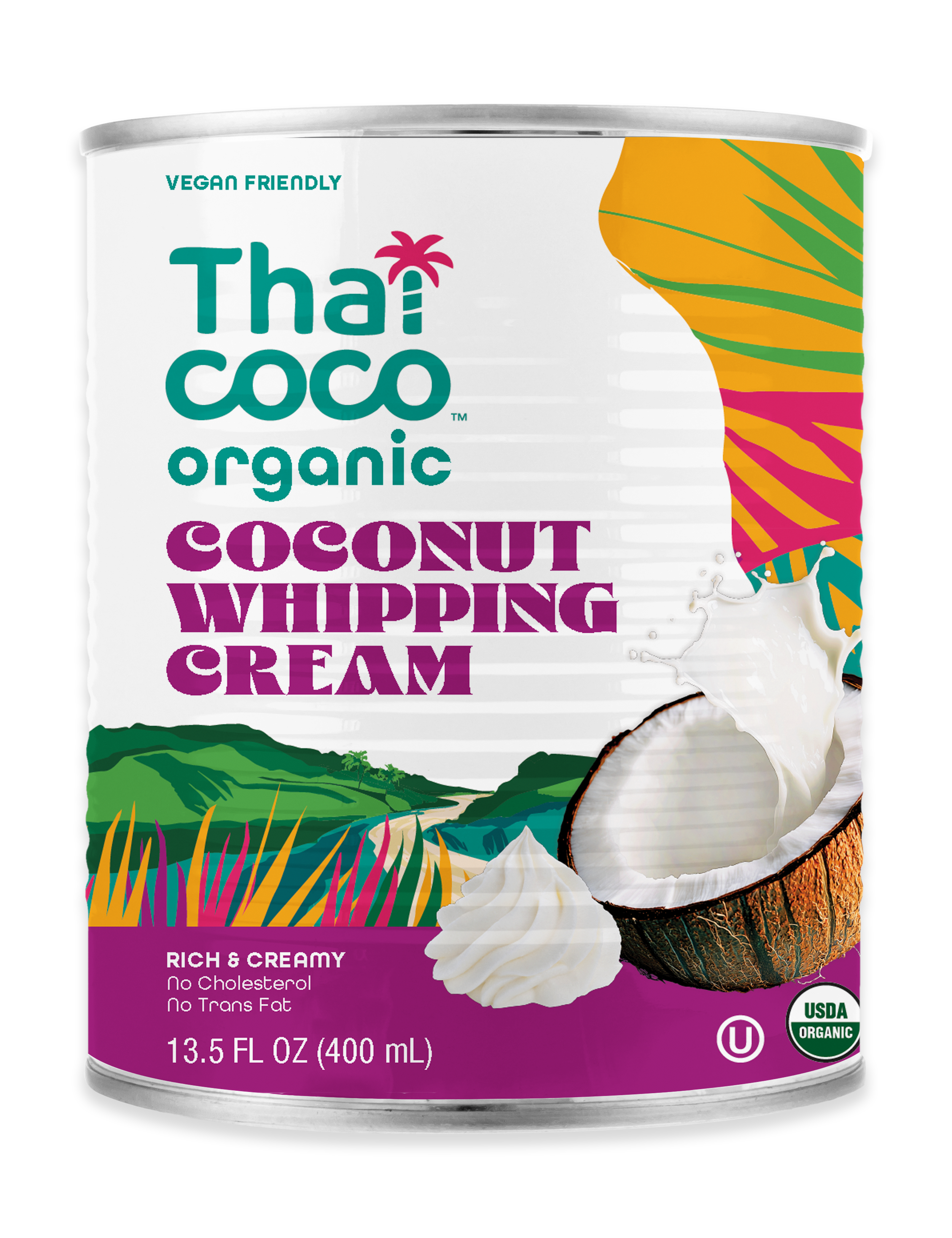 Organic Coconut Whipping Cream - 13.5 oz (Pack of 6)