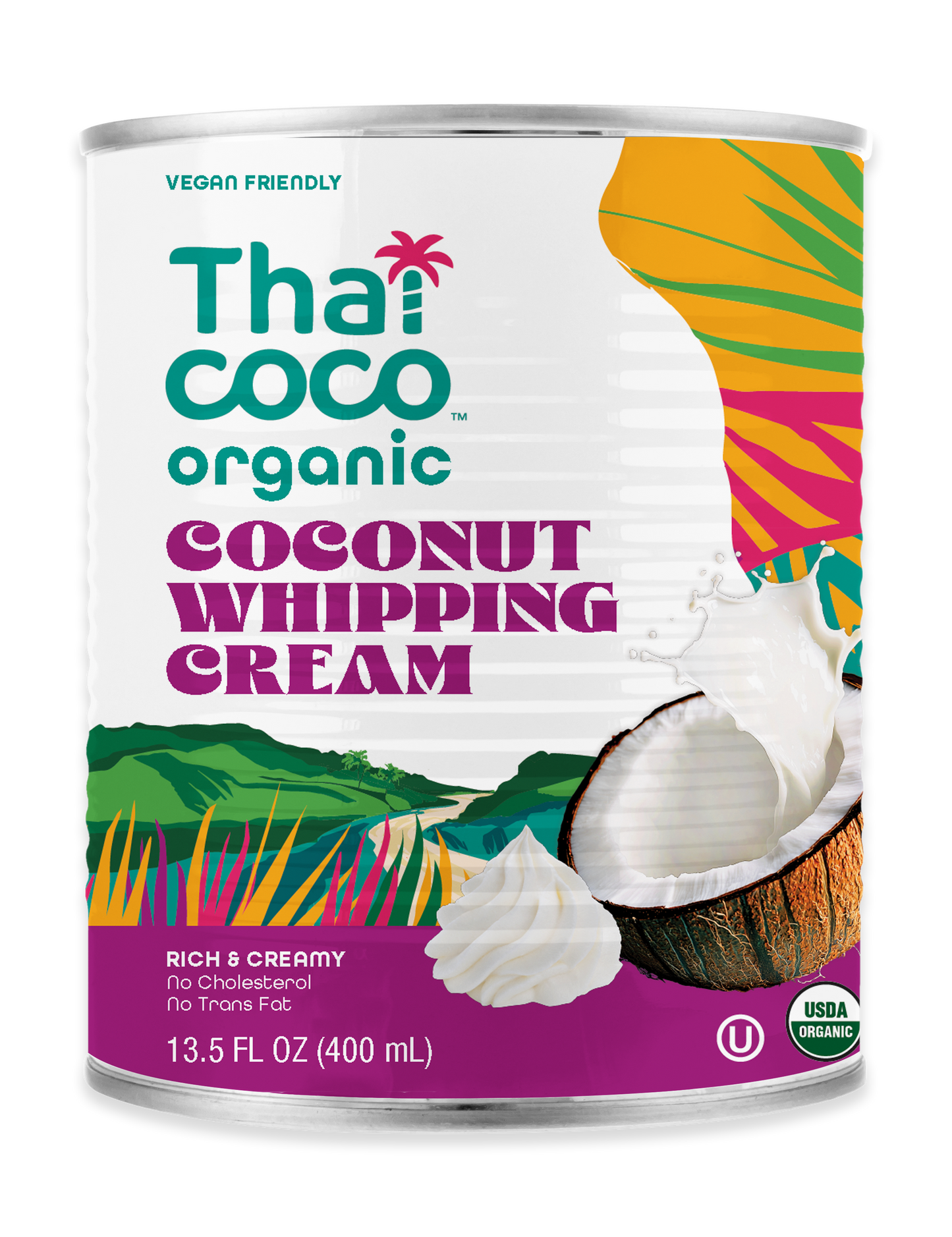 Organic Coconut Whipping Cream - 13.5 oz (Pack of 6)