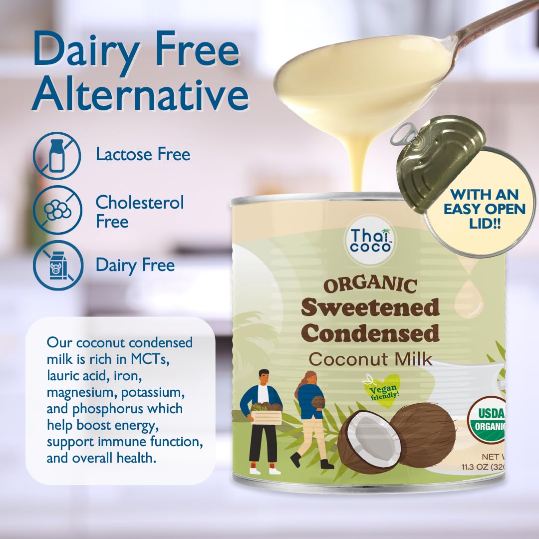 Organic Sweetened Condensed Coconut Milk - 11.3 oz (Pack of 6)