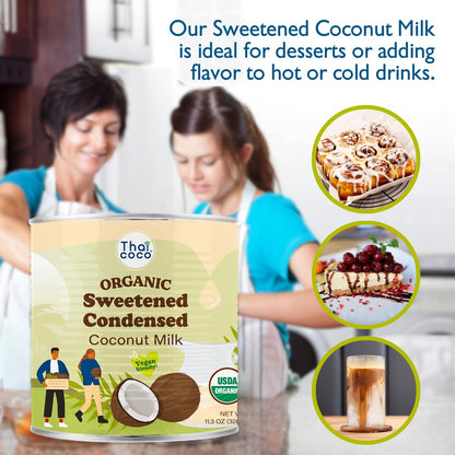 Organic Sweetened Condensed Coconut Milk - 11.3 oz (Pack of 6)