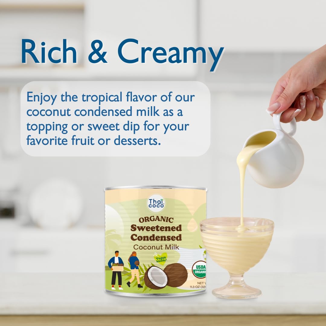 Organic Sweetened Condensed Coconut Milk - 11.3 oz (Pack of 6)