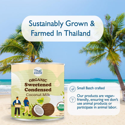 Organic Sweetened Condensed Coconut Milk - 11.3 oz (Pack of 6)