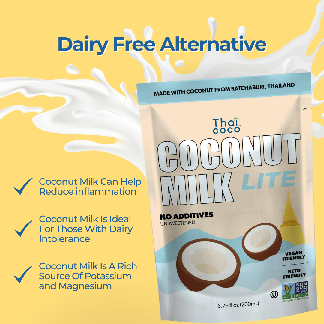 Coconut Milk Lite Pouches - 6.76 fl. oz (Pack of 6)