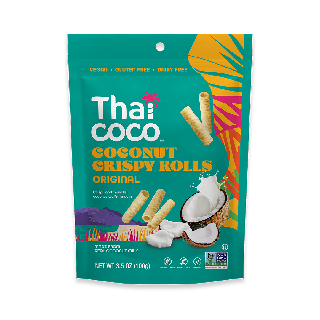 Original Coconut Crispy Rolls - 3.5 oz (Pack of 8)