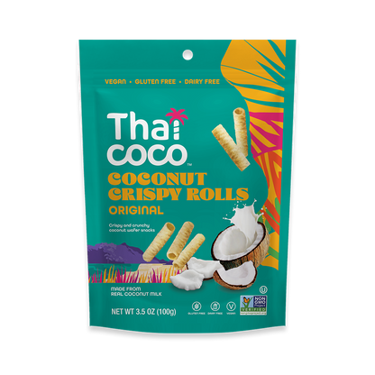 Original Coconut Crispy Rolls - 3.5 oz (Pack of 8)