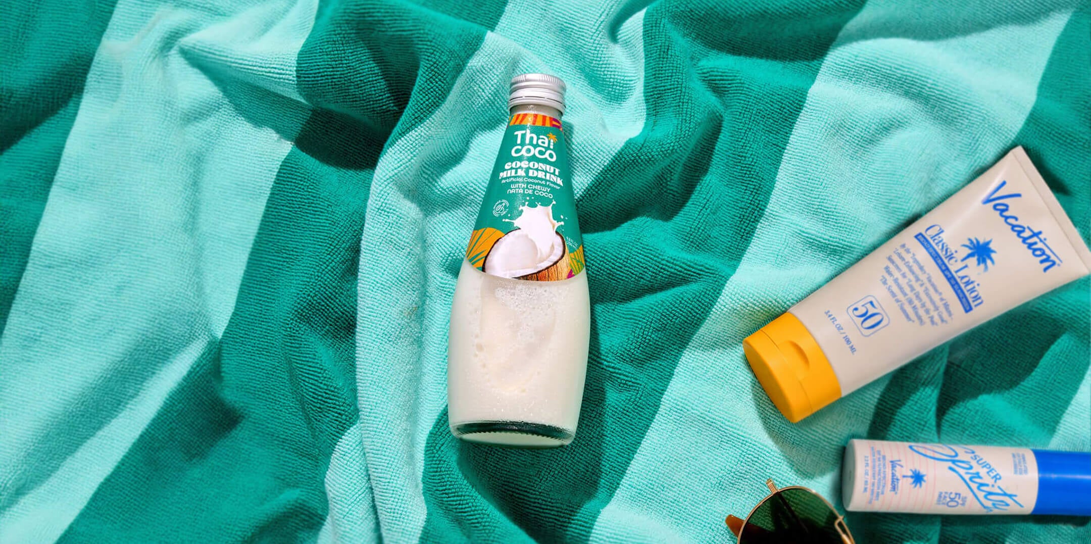 Coconut Milk Drink with Nata De Coco