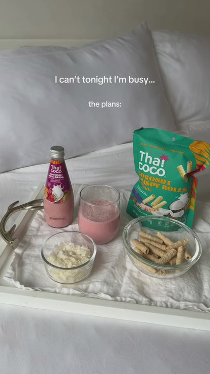 Coconut Milk Drink with Nata De Coco