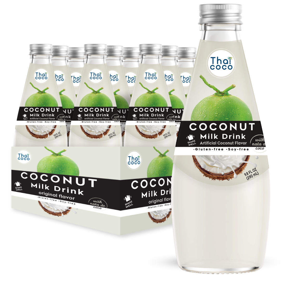 Coconut Milk Drink with Nata De Coco - 9.8 fl. oz. Bottles