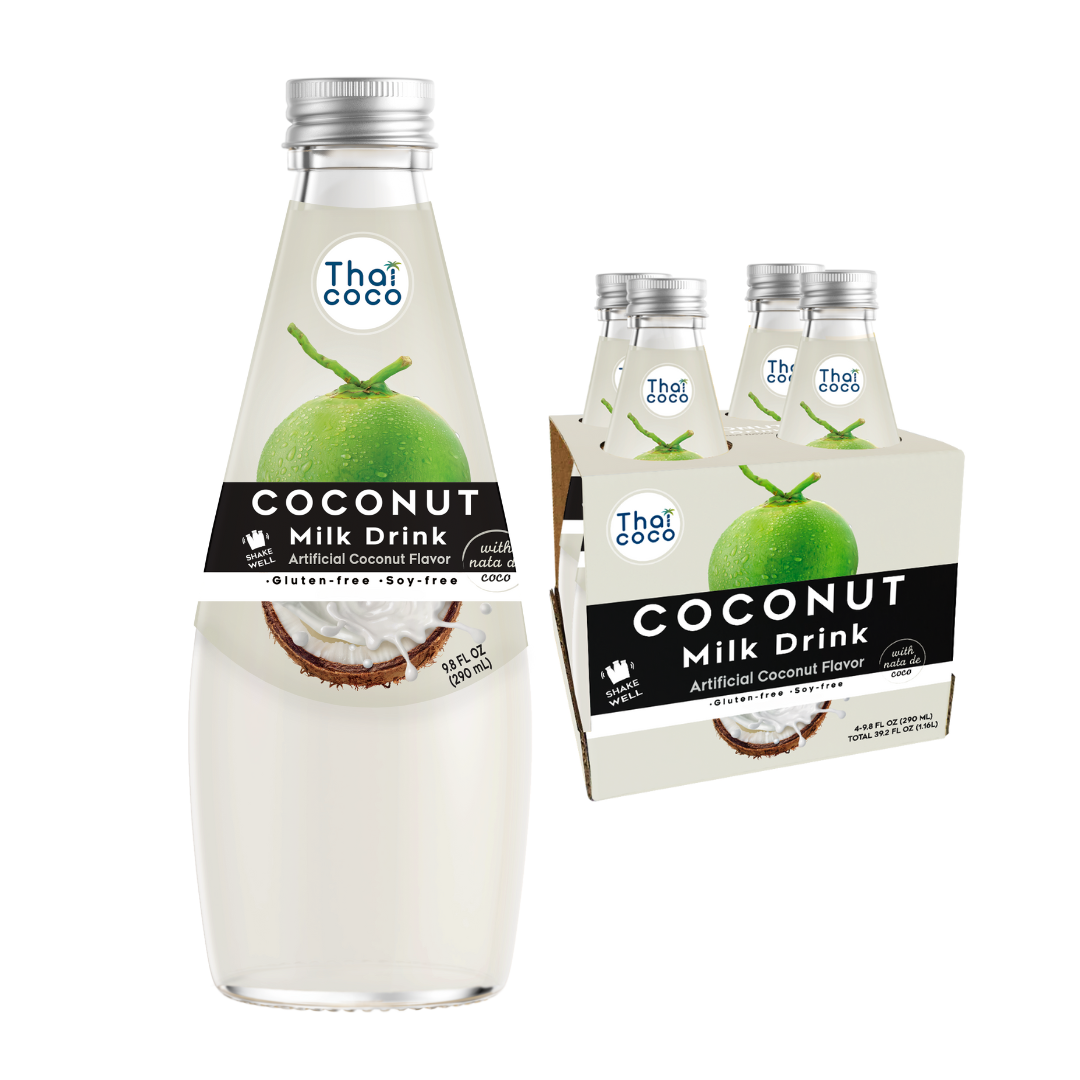 Coconut Milk Drink with Nata De Coco - 9.8 fl. oz. Bottles