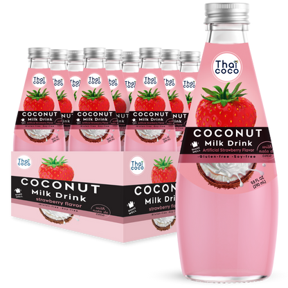 Coconut Milk Drink with Nata De Coco - 9.8 fl. oz. Bottles