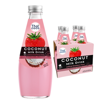 Coconut Milk Drink with Nata De Coco - 9.8 fl. oz. Bottles