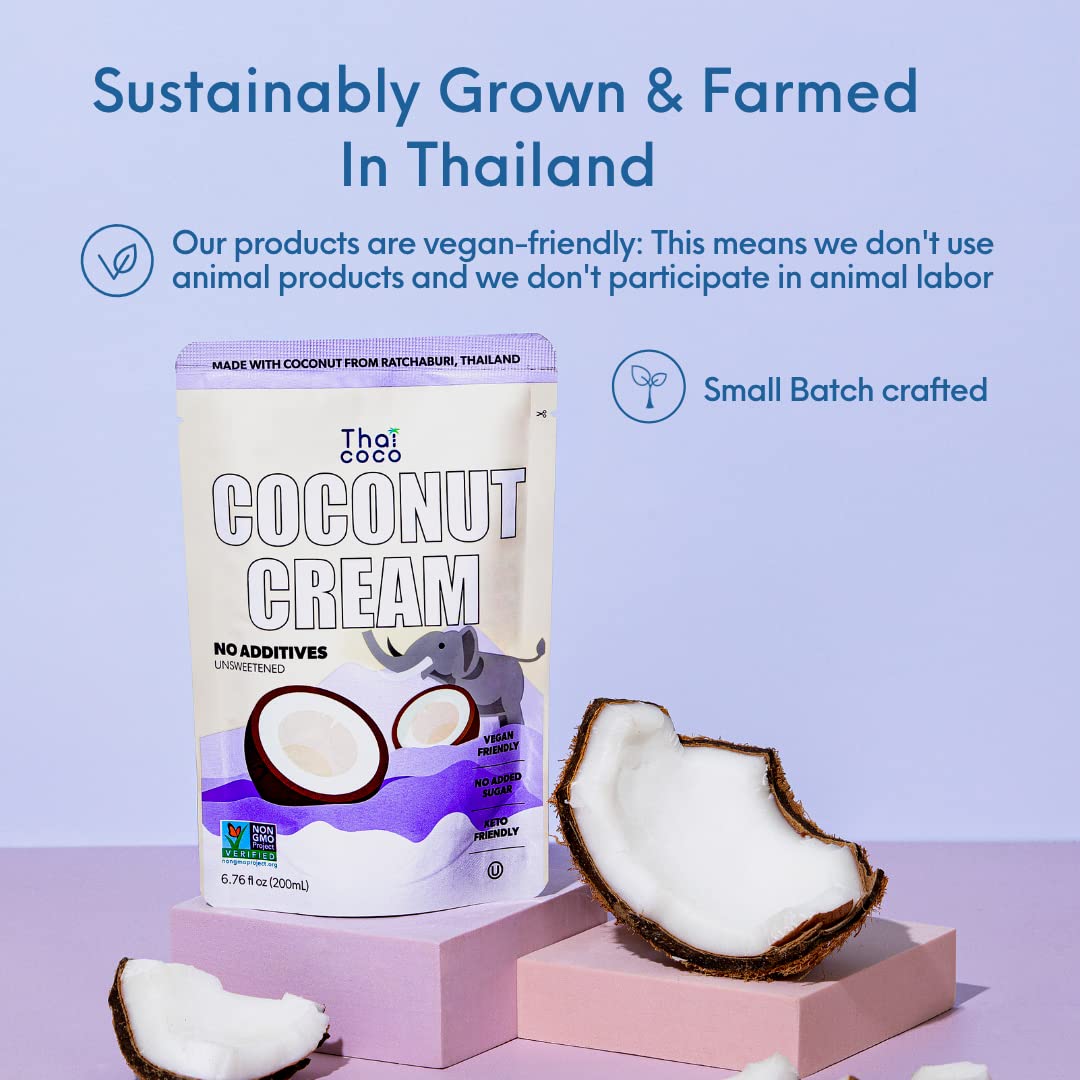 Coconut Cream Pouches - 6x Pack