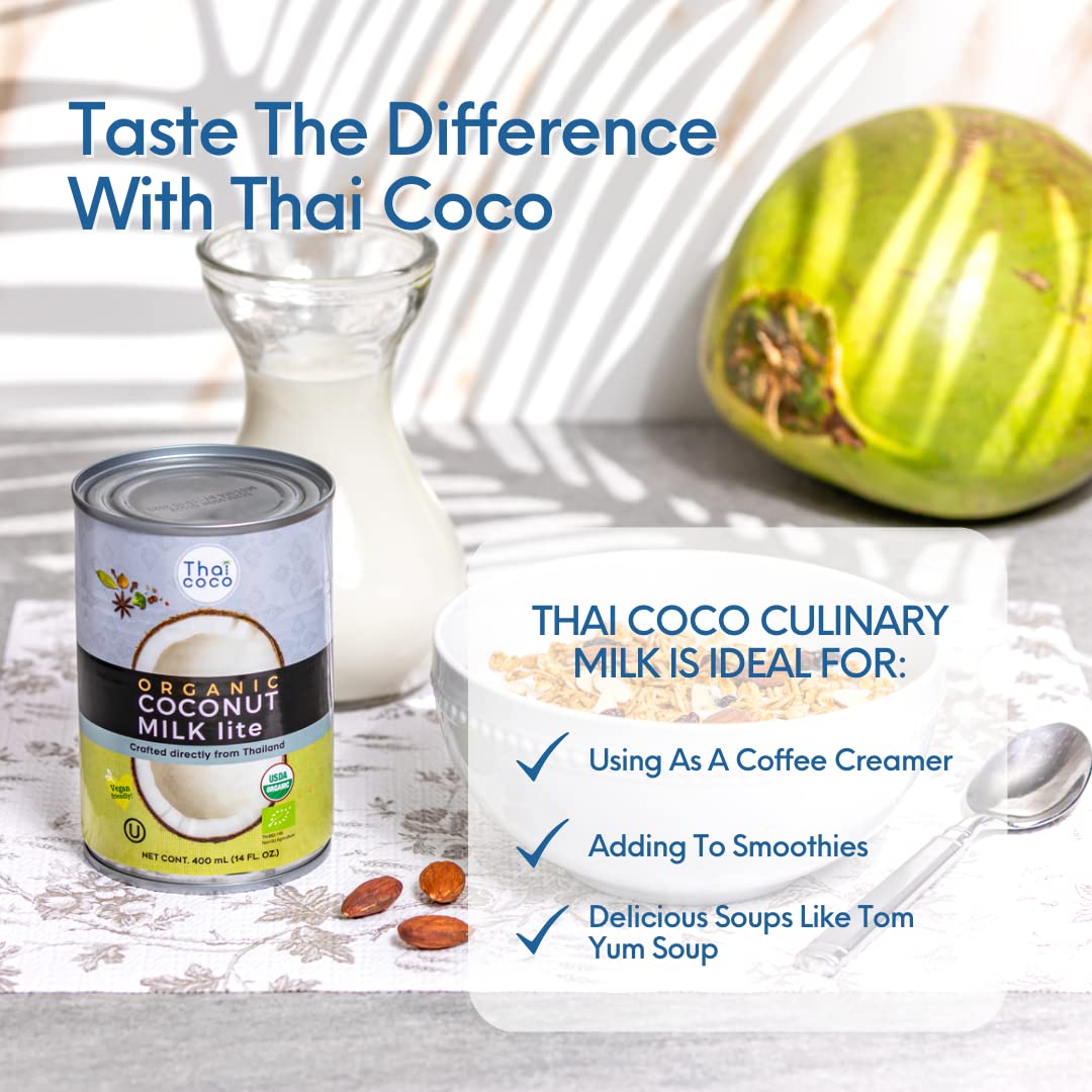 Organic Coconut Milk Light Canned - 6x Pack