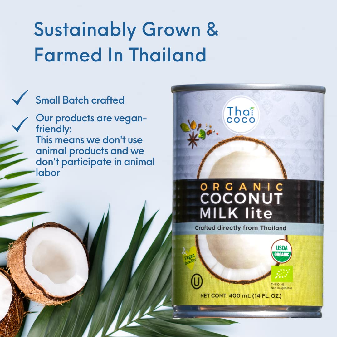 Organic Coconut Milk Light Canned - 6x Pack